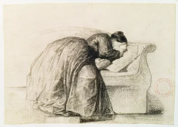 Estudio de una Mujer Llorando